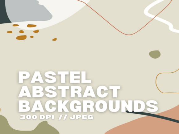 10 Pastel Abstract Backgrounds