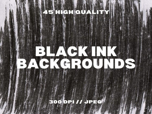 45 Black Ink Backgrounds