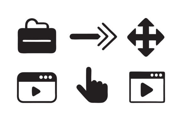 Digital Web Design Silhouette Bundle: A Versatile Tool for Creative Projects