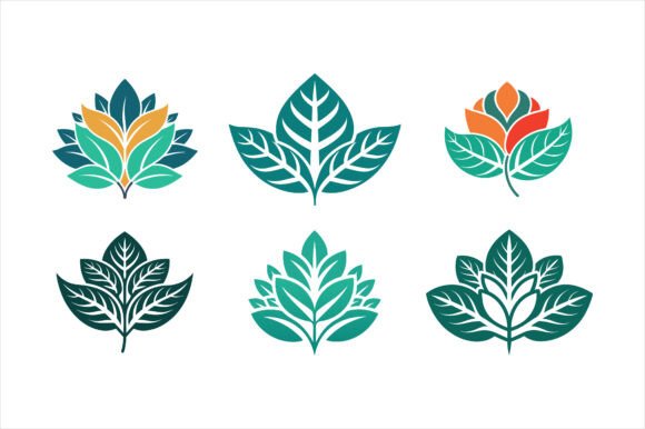 Floral Leaf Corner Design Icon Bundle: A Versatile Addition to Your Creative Toolkit