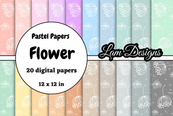 Flower Digital Papers: A Versatile Design Resource for Creative Projects