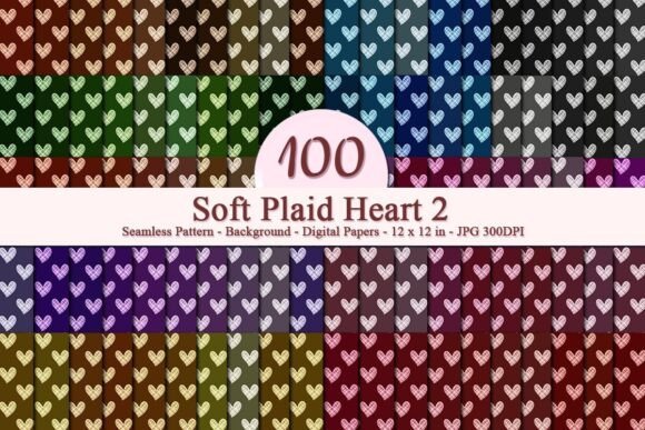 Soft Plaid Heart 2 Seamless Pattern: A Strategic Design Tool for Creative Businesses