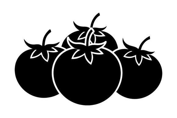 Tomato Silhouette Vector Icon: A Versatile Design for Creative Projects