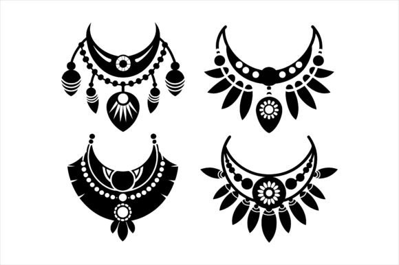 Traditional Tribal Jewelry Icon Bundle